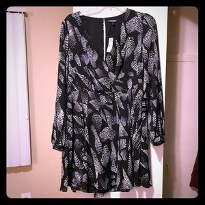 NWT Express Black and White dress